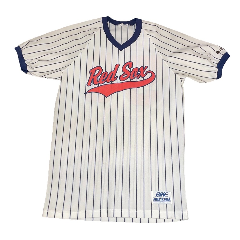 Vintage BIKE Boston Red Sox MLB Pinstripe #50 Youth Jersey No Tag